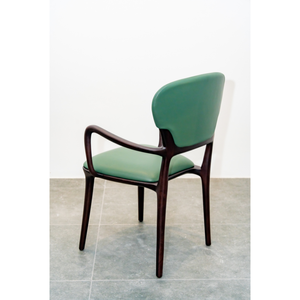 Modern <b>Walnut</b> Wood Dining Chair Premium Upholstered Seat for Kitchen Dining Room Restaurant Hotel Furniture PISANO - Product Image 3