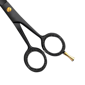 5” Professional Beard & Mustache Scissors for <b>Men</b> Stainless Steel Beard Trimming Shears with 2 Mustache Combs & Premium <b>Pouch</b> - Product Image 4