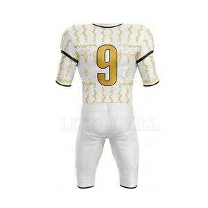 Tenue de football américain personnalisée tendance pour hommes, en polyester, séchage rapide, respirante, légère, pour les événements sportifs d'équipe - Product Image 3