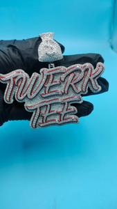 Laysware Jewels Pendentif de luxe Hip Hop en Argent 925 et Moissanite, style Bling, unisexe, cadeau d'anniversaire/de fête - Product Image 5