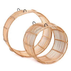 <b>Swing</b> moon chair for indoor bedroom living room round rattan hanging chairs manufacturer supply - Product Image 1