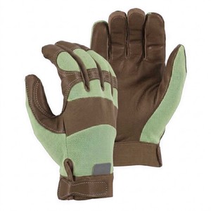 Guantes de Seguridad de Alta Visibilidad Amarillos con Palma de Cuero Sintético y Dorso Flexible de Spandex para Trabajo, Venta al por Mayor en EE. UU., Modelo 2026 - Product Image 4