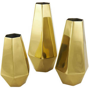 Modern Italian Tall Torch-Style Metal <b>Vase</b> Sophisticated Home & Garden Piece with Unique <b>Textured</b> Design Colorful Italian Style - Product Image 6