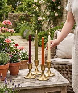 Universal Art Creation Metal <b>Taper</b> <b>Candle</b> <b>Holder</b> Modern Decorative <b>Holders</b> for Home Christmas Decoration Best Quality Table - Product Image 4