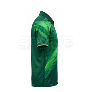 Chemise de cricket moderne à manches courtes avec tissu doux 100% polyester et design performant pour les séances d'entraînement et les matchs - Product Image 4
