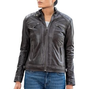 Chaqueta de piel de oveja auténtica para mujer con forro de piel de cabra natural, abrigo de invierno personalizado para mujer - Product Image 3