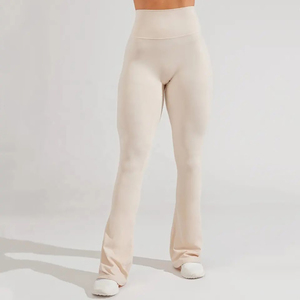 New Fitness Clothing Women Ladies Flare <b>Leggings</b> High Waisted Yoga Pants Gym Fitness & Active Wear <b>Leggings</b> <b>With</b> <b>Pockets</b> - Product Image 1