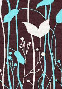 พรมผ้าฝ้ายขนสูงคุณภาพหรู |   พรมทอมือลายดอกไม้สไตล์โอเรียนทอล หนา 12 มม. ทนไฟ กันลื่น เหมาะสำหรับสัตว์เลี้ยง - Product Image 2