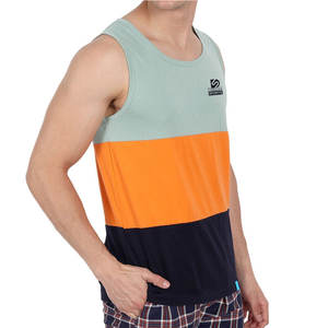 Camiseta sin mangas de algodón para hombre al por mayor, transpirable, de punto, informal, de ajuste regular, para gimnasio, de secado rápido, ecológica, para uso en verano - Product Image 3
