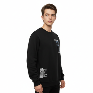 Sweat-shirt à col rond pour homme, sweat-shirt à impression personnalisée, sweat-shirts décontractés pour homme, vente en gros - Product Image 4