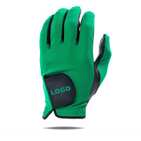 Nouveau design, gants de golf professionnels pour gaucher, respirants, confortables, avec sangle de poignet réglable, protection UV, impression personnalisée