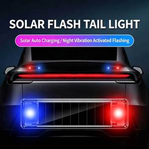 Bombillas LED TCYATO para Autos, Luz Estroboscópica Solar Anticolisión, Luz de Advertencia Nocturna para Modificación de Autos y Scooters Eléctricos, Impermeable - Product Image 5