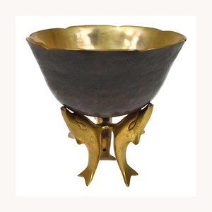 Tazón de metal premium para servir dulces, elegante diseño nuevo, tazón decorativo personalizado para la decoración de la mesa del hogar. - Product Image 2