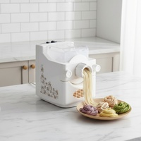 Machine à pâtes électrique automatique en plastique Sudex, petite, pour usage domestique, fabrication de spaghetti, macaroni, nouilles, capacité de 500 g, 9 types de moules