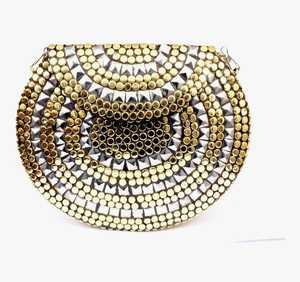 Bolso de mano con incrustaciones de metal, hecho a mano, de calidad premium, para mujeres, ideal para fiestas nocturnas, de proveedor indio, disponible a un precio competitivo. - Product Image 3