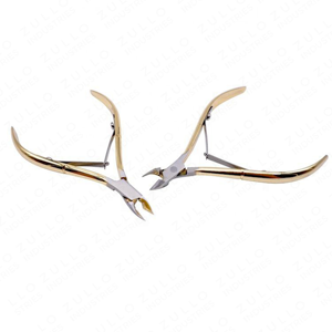 Cortacutículas Mini de Acero Inoxidable Dorado Personalizado, Cortauñas Afilado, Herramienta Profesional de Manicura, Marca Privada OEM - Product Image 2