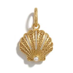 Joyería Ocean al por Mayor, Dijes de Playa y Bikini de Acero Inoxidable con Baño de Oro de 18K, Resistentes al Agua - Product Image 6