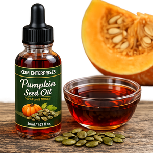 Aceite de Semillas de Calabaza 100% Puro y Natural, Prensado en Frío, Aceite Portador para el Cuidado del Cabello y la Piel, Producto OEM para Spa de Haryana KDM Enterprises - Product Image 4