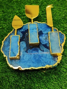 Bandeja de Resina Personalizada para Tartas, Soporte de Resina Hecho a Mano, Bandeja Decorativa Moderna para Regalo de Boda, Precio al por Mayor desde India - Product Image 3