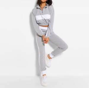 Vêtements de sport personnalisés avec logo, ensemble de survêtement confortable pour femmes, ensemble de survêtement sportif, survêtement avec logo, ensemble de vêtements de sport - Product Image 4