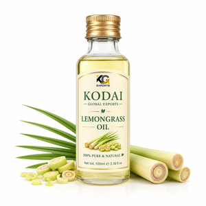 Aceite Esencial de Limoncillo de Tamil Nadu 100% Puro y Natural de Primera Calidad, Destilado al Vapor, para Aromaterapia y Cuidado Facial, Kodai Global Export - Product Image 1