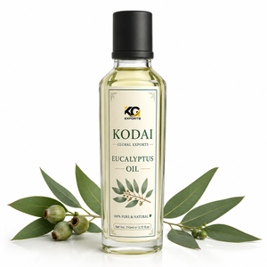 Kodai Tamil Nadu Eucalyptus <b>Oil</b> Liquid 100% Pure Natural Multifunctional Face & Hair Care 5kg HDPE/Aluminum <b>Drum</b> - Product Image 1