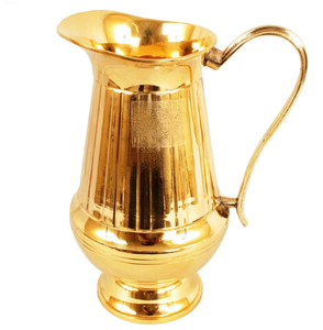 Unique round hammered copper <b>kettle</b> jug featuring a sturdy handle and spout. Available at wholesale price. - Product Image 5