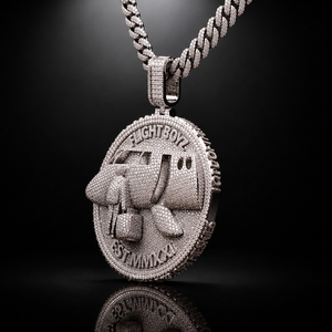 Collar con Colgante de Jet Privado de Lujo Personalizado con Incrustaciones de Moissanita VVS, Medallón Hip Hop para Hombre, Joyería de Oro y Plata para Fiesta - Product Image 3