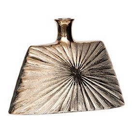 Jarrón de Mesa Moderno de Aluminio Dorado Hecho a Mano y Personalizado para Decoración del Hogar, Uso en Interiores - Product Image 6