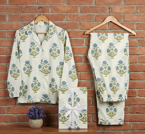 Nuevo Conjunto de Pijama de Verano 100% Algodón, Estampado a Mano, Térmico, Sexy y Sencillo, de Secado Rápido, Transpirable, Suave y Ligero - Product Image 5