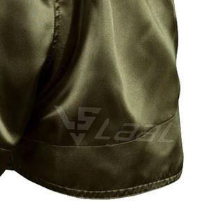 กางเกงมวยไทยผู้ชายแบบใหม่ สีพื้น ผลิตในปากีสถาน มีจำหน่าย - Product Image 5