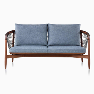 Modern Style Two <b>Seater</b> Rope Woven <b>Sofa</b> Outdoor and Minimalist Design for Home Furniture Decoration - Product Image 1