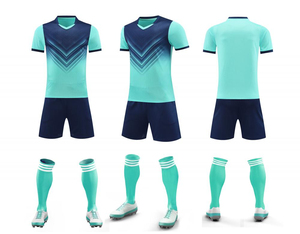 Premium Custom Printed 100% Polyester Soccer Team Training Kits Quick-Dry Breathable Football Jerseys Shorts Set for All Seasons - Product Image 3