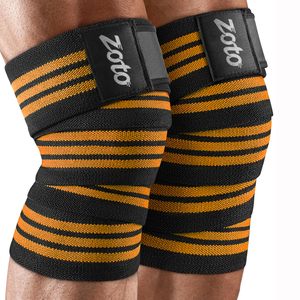 Bandes de compression élastiques robustes pour genoux 2m 3m – Soutien pour la force athlétique, les squats, les soulevés de terre, l'haltérophilie et l'équipement de gym - Product Image 2