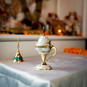 Quemador de Incienso Tradicional de Latón, Decorativo, para el Hogar, Armonía Espiritual, Artículos para Rituales Diarios de Incienso, Meditación, Conciencia Religiosa - Product Image 1