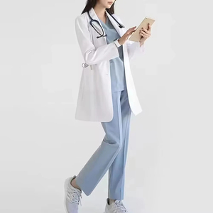 Batas de laboratorio para mujer de primera calidad, diseño nuevo, personalizadas, precio al por mayor. - Product Image 3