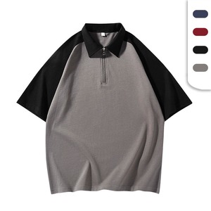 Oversize High Quality Polo Shirts Custom Logo Heavy Weight Short Sleeve Unisex Polo T-shirt - Product Image 6