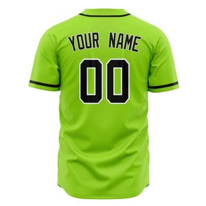 Men’s Vintage <b>Baseball</b> Jersey Button Up Casual Sports Shirt Custom Design Team Name Sublimated Print Moisture Wicking Shirt - Product Image 2