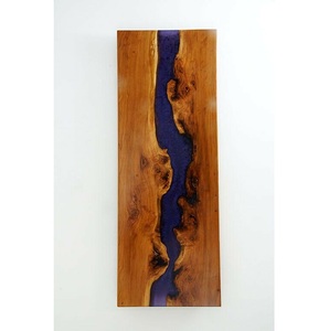 Planche à découper en bois époxy artisanale de qualité supérieure, écologique, pour la cuisine - Product Image 1