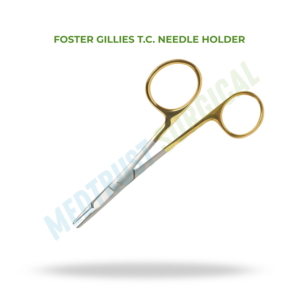 Foster Gillies TC Needle <b>Holder</b> 18cm Neuro Spine Surgical Instrument For Suturing - Product Image 2