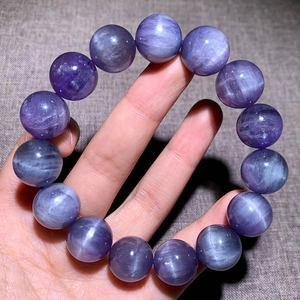Natural Crystal Kunzite <b>Bracelet</b> Lavender Spodumene Beaded Healing Gemstone Jewelry Stretch Self <b>Love</b> Gift For Women - Product Image 3