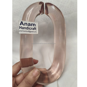 Décorations murales en chaîne acrylique modernes personnalisées, ornements en résine modernes faits à la main, suspendus pour la décoration intérieure, prêts pour le festival Diwali - Product Image 5