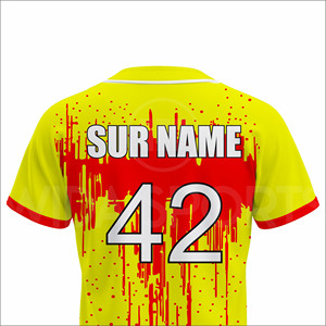 Custom Baseball Jersey Set Moisture Wicking Breathable Polyester Sublimation Team Uniform Factory Supply Wida Sports - Product Image 5