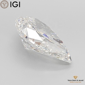 Diamante Cultivado en Laboratorio CVD de 5.00 Quilates con Certificado IGI, Claridad VVS1, Color E, Forma de Pera, para Elegante Collar de Diamantes Solitarios - Product Image 3