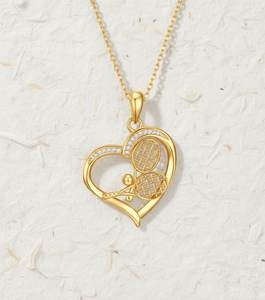 Collar de Plata de Ley 925 con Colgante de Raqueta de Tenis, Regalo para Amantes del Tenis, Joyería Deportiva para Mujer - Product Image 3