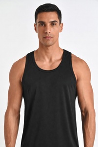 Camiseta Deportiva para Hombre, Estilo Stringer, Ajustada, Sin Mangas, de Secado Rápido, con Diseño Personalizado y Logotipo, para Entrenamiento y Fisicoculturismo - Product Image 3