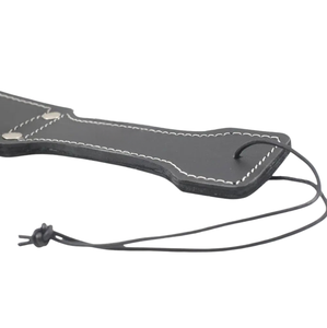 Pagaie de fustigation en cuir de vachette véritable avec surface plate et large pour jeux d'impact BDSM - Product Image 6