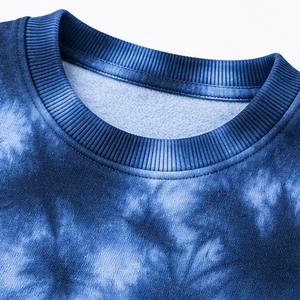 Sweat-shirt Tie-Dye prêt à la vente, en molleton de coton, pour la mode, fourniture de vêtements OEM, coupe minimaliste et confortable, col décontracté, collection pour usage quotidien, commande - Product Image 4