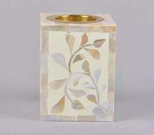 Premium Quality Wood <b>Bone</b> Inlay Bakhoor burner Arabic Mabkhara For Ramadan Eid Festive High Quality Mubkhar & Incense Holder - Product Image 2