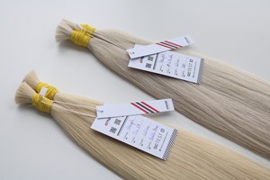 Top Trending Extensiones de cabello a granel Cabello vietnamita Double Drown 100 gramos Colores claros 24 pulgadas - Product Image 6